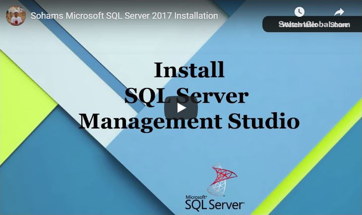sohams MSSQL Server 2017